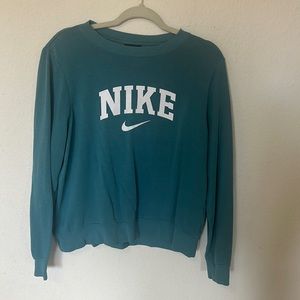 nike turquoise women sweater